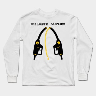 Runs to refuel the car Long Sleeve T-Shirt